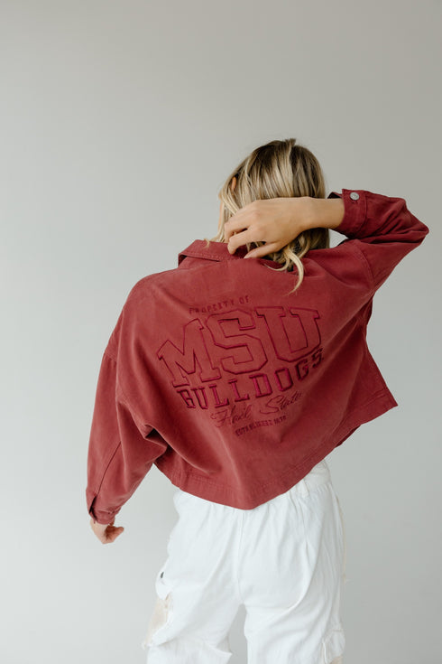 Mississippi State Sanders Embroidery Canvas Twill Jacket